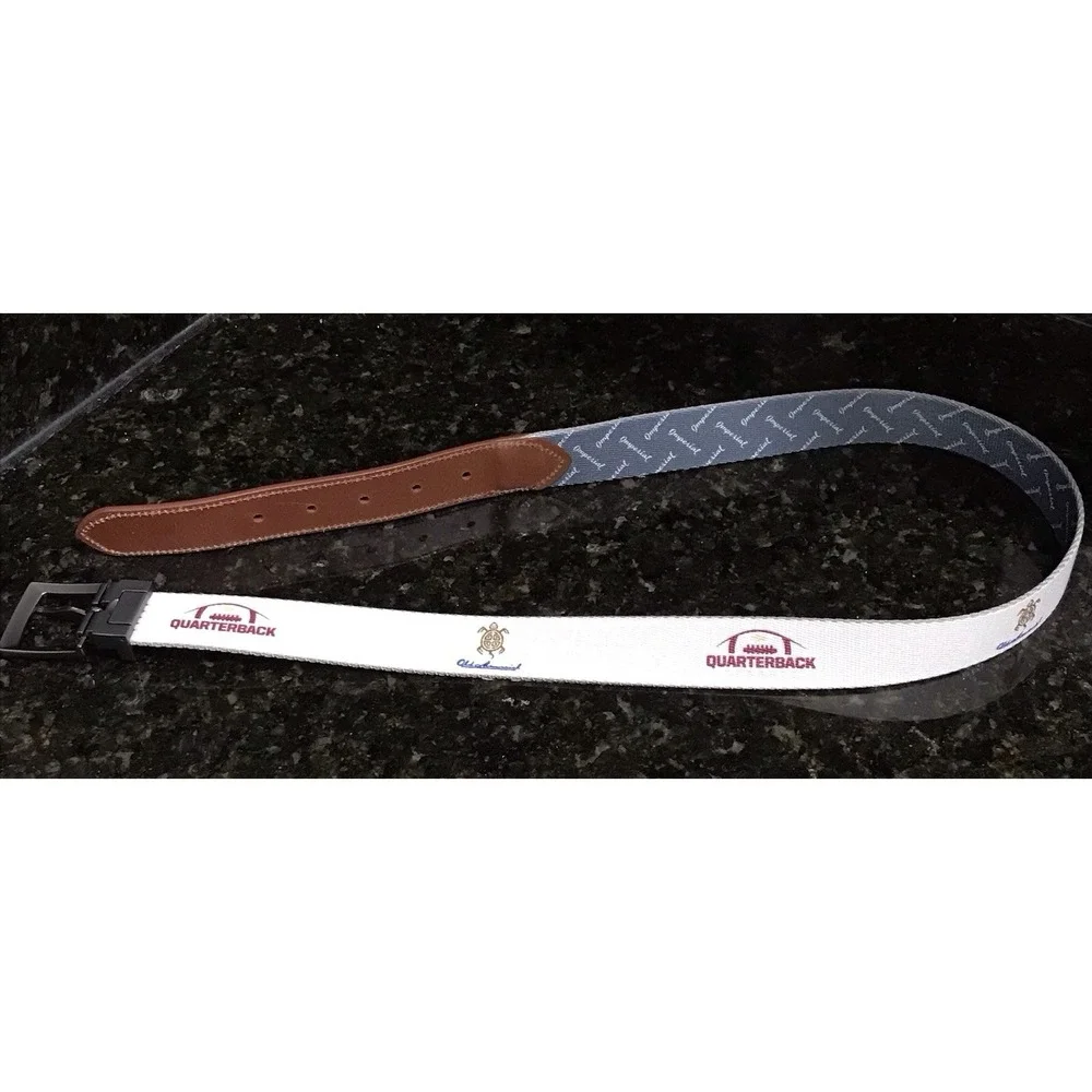 Men's Imperial‎ 1916 Belt Embroidered Quarterback Design Size 30-32